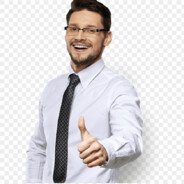 Stock image of a man's profile